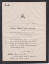 1879 faire part d'occasion  Toulouse-
