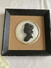 Silhouette portrait painting for sale  SHANKLIN