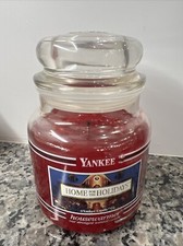 Yankee Candle Home for the Holidays banda negra perfumada 14,5 OZ ligeramente usada segunda mano  Embacar hacia Mexico