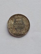 1878 victoria sixpence for sale  ATTLEBOROUGH