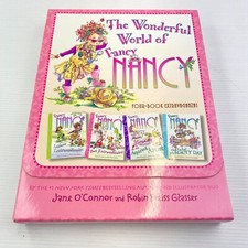 Conjunto de caixa de livro infantil: 4 x The Wonderful World Fancy Nancy -O'Connor/Glasser comprar usado  Enviando para Brazil