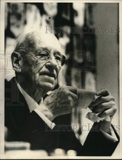 1968 Press Photo Alf Landon desfruta de xícara de café em um banquete Topeka-Kansas, usado comprar usado  Enviando para Brazil