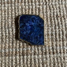 Blue agate slice for sale  ST. NEOTS