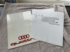 Audi quattro autocar for sale  ST. ANDREWS