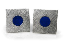 Manschettenknöpfe lapis lazul gebraucht kaufen  Düsseldorf