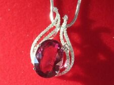 diamond pendant rubelite for sale  Larchmont