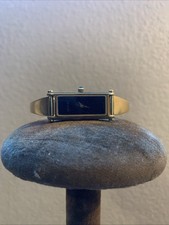 Relógio de quartzo feminino GUCCI 1500 L mostrador tom dourado pulseira 6 1/4", usado comprar usado  Enviando para Brazil