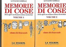 Memorie cose gibelli usato  Italia