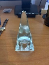 Fermacarte piramide vetro usato  Marlia