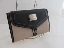 Carteira Cavalinho Couro Marrom Equestre Creme Bi-Fold Moeda Bolso Múltiplo, usado comprar usado  Enviando para Brazil
