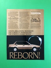 1983 1984 TOYOTA COROLLA VINTAGE ANÚNCIO IMPRESSO ORIGINAL IMPRESSO IMPRESSO comprar usado  Enviando para Brazil