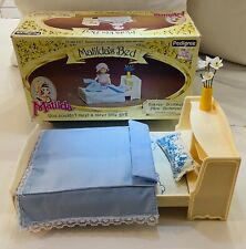 Cama de boneca Pedigree Matilda 1979, roupa de cama e acessórios completos na caixa 12302U comprar usado  Enviando para Brazil