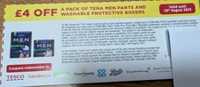 Coupon tena mens for sale  PETERBOROUGH