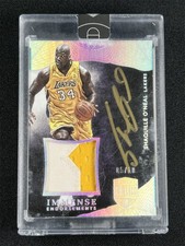 Usado, 2014-15 Panini Eminence Shaquille O'Neal Imense Endorsements Patch Auto /10 comprar usado  Enviando para Brazil