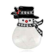 Christmas snowman brooch for sale  Riverside