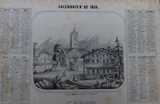 Calendrier almanach 1859 d'occasion  Nantes-