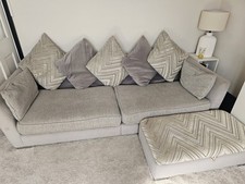 Dfs silver grey for sale  NORWICH