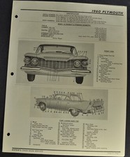 1960 plymouth crash for sale  Olympia