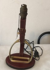 Lampe table cuir d'occasion  La Teste-de-Buch