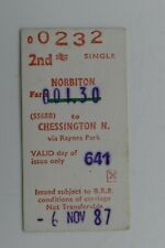 British railway ticket for sale  REDCAR