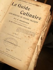 Escoffier guide culinaire d'occasion  Vendôme