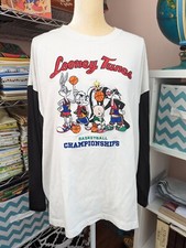 Acme Clothing Vintage 1993 Looney Tunes Campeonato de Basquete Bordado Tamanho XL comprar usado  Enviando para Brazil