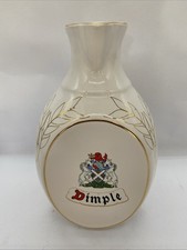 Dimple whiskey ceramic for sale  WATLINGTON