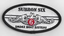 Usado, Submarine Squadron Six (Subron 6) - Smoke Boat Sisters - BC Patch Cat No c7266 comprar usado  Enviando para Brazil