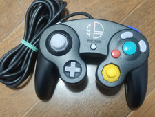 Controle Nintendo GameCube Super Smash Bros Ultimate preto DOL-003 FABRICANTE DE EQUIPAMENTO ORIGINAL comprar usado  Enviando para Brazil