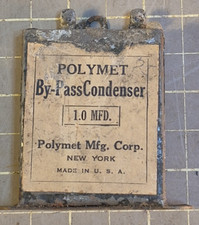 Usado, Rádio antigo Polymet BY-PASS CONDENSER 1.0 MFD comprar usado  Enviando para Brazil