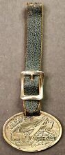 Vintage Pewter Northwest Shovel Dragline Crawler Watch FOB com Pulseira de Couro comprar usado  Enviando para Brazil