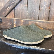 Chinelo Glerups verde floresta com parte inferior de couro UE tamanho 45 comprar usado  Enviando para Brazil