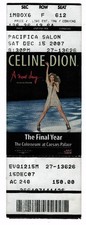 Celine dion final for sale  USA