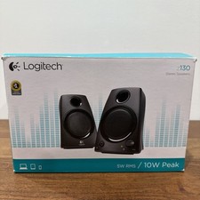 Alto-falantes de computador Logitech Z130 som estéreo com fio preto PC novo na caixa testado comprar usado  Enviando para Brazil