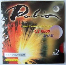 Tênis de mesa Palio CJ8000-C modelo leve e rápido borracha, pips-in, aprovado pela ITTF, USD comprar usado  Enviando para Brazil