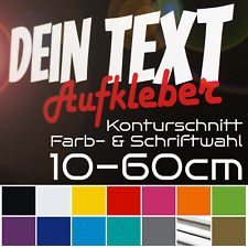Aufkleber eigener text gebraucht kaufen  Schnaitsee