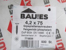 Marken rigipsschrauben 2x75mm gebraucht kaufen  Lotte