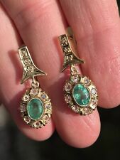 antique diamond earrings for sale  BRIGHTON