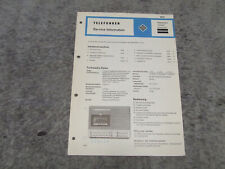 Service manual telefunken gebraucht kaufen  Hörstel
