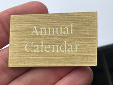Genuíno Patek Philippe Dealer's Display Relógio Identificador Calendário Anual PP6 comprar usado  Enviando para Brazil