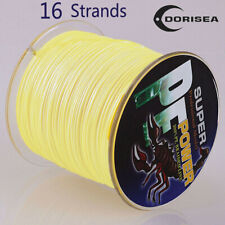 Linha de pesca trançada 16 fios 100M-2000M núcleo oco amarelo Dynema 20 lb-500 lb comprar usado  Enviando para Brazil