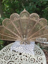Vintage brass peacock for sale  BIGGLESWADE