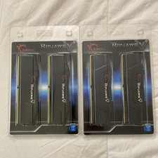 Memória de desktop G.SKILL Ripjaws V Series 32GB (8GBx4) 288 pinos SDRAM DDR4 3200 comprar usado  Enviando para Brazil
