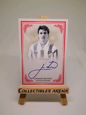 2025 JUNINHO Paulista Atlético de Madrid cartão de assinatura impresso Técnica automática ⚽ comprar usado  Enviando para Brazil