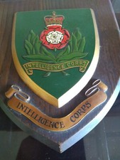 Intelligence corps wooden for sale  FOLKESTONE