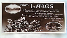 Postcard. largs. verse for sale  GIRVAN