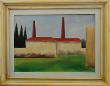 Ottone rosai paesaggio usato  Milano
