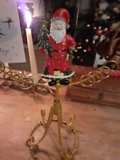 Gold metal santa for sale  CATERHAM