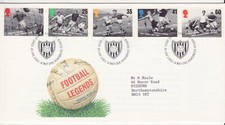 Selos GB capa primeiro dia campeonato europeu de futebol, bola, gol, rede SHS 1996 comprar usado  Enviando para Brazil