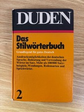 Duden stilwörterbuch grundleg gebraucht kaufen  Hankensbüttel